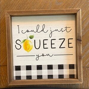 Hobby Lobby Table Decor with Natural Wood Finish Lemon